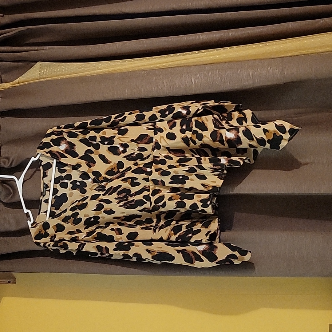 Print Pullover Blouse